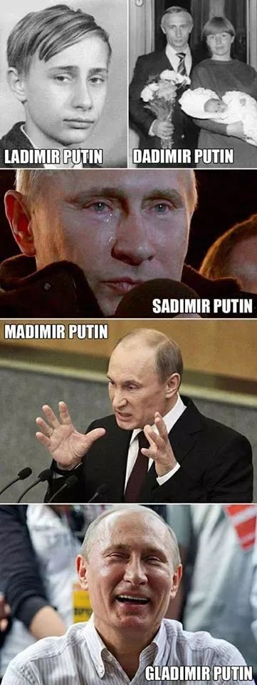 Putin is love, Putin is life - meme