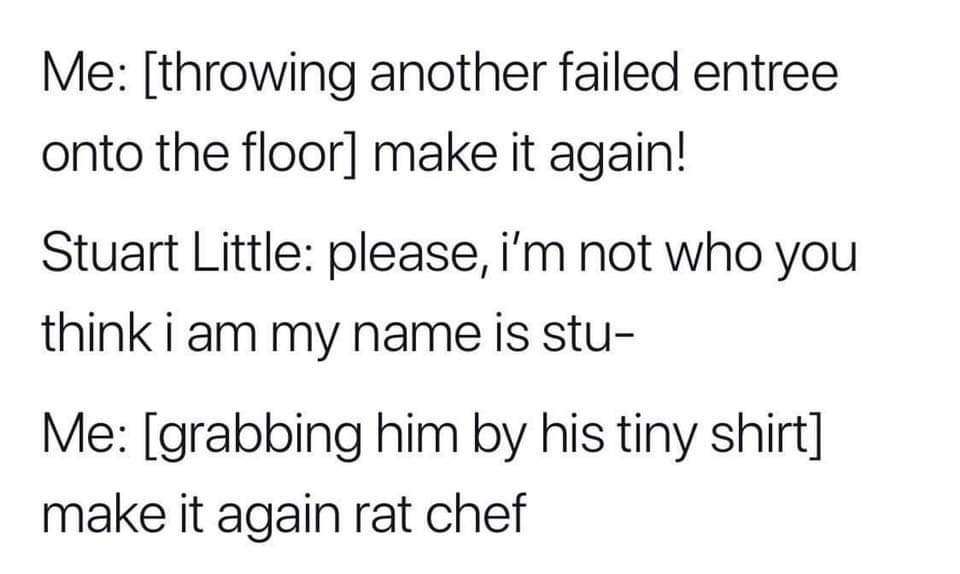 Rat chef - meme