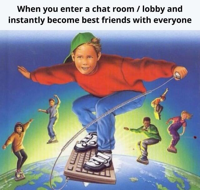 When you enter a lobby - meme