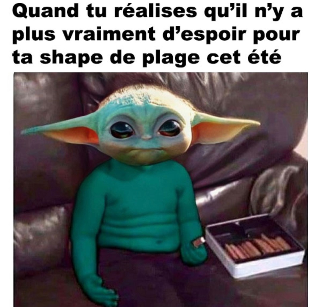 Cette summer body est morte-née, on part en t-shirt large - meme