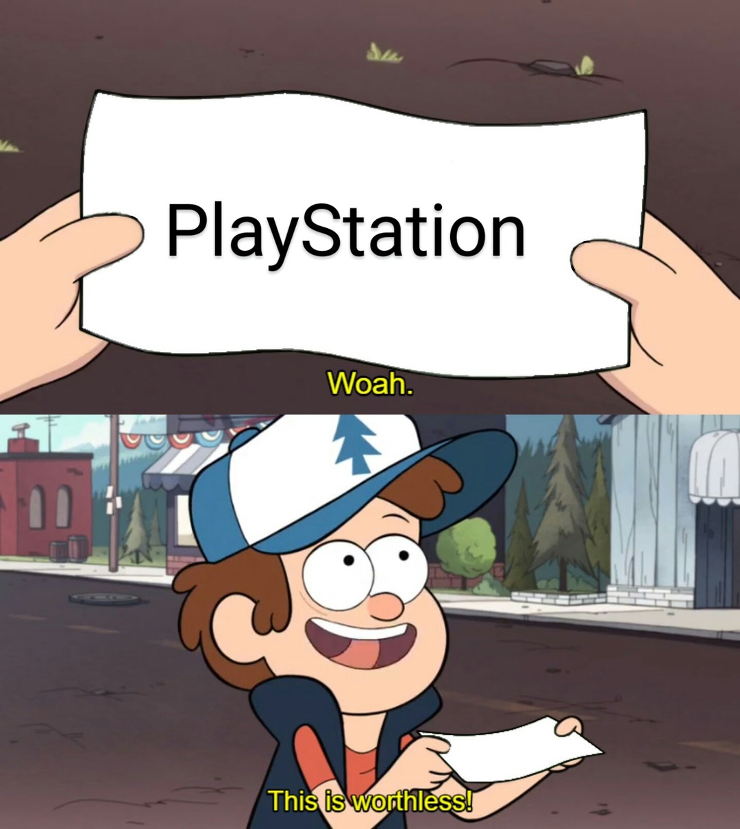 Playstation is mid - meme