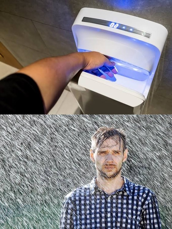 Quem nunca se molhou com essa merda - meme