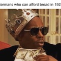 Germans who can afford bread in 1923