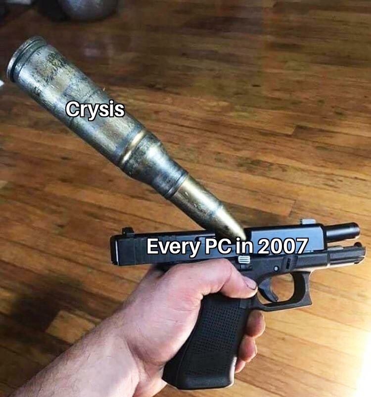 But can it run crysis? - meme