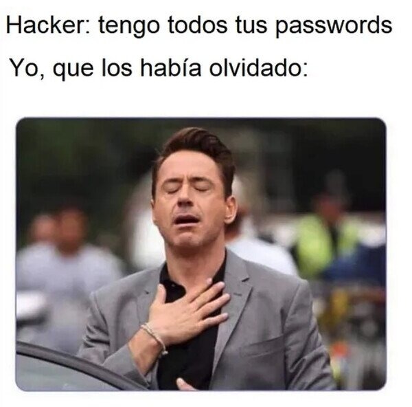 Gracias al hacker - meme