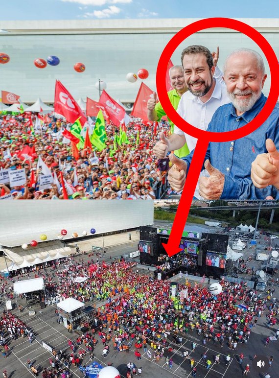Evento do Lula - meme