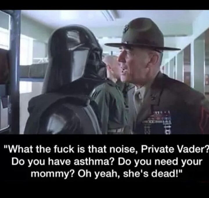 Poor Vader:"( - meme
