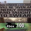 Unattended children will be given an energy drink and taught to swear