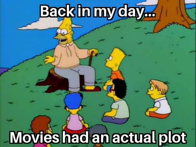 Old movies back in the day were original - meme