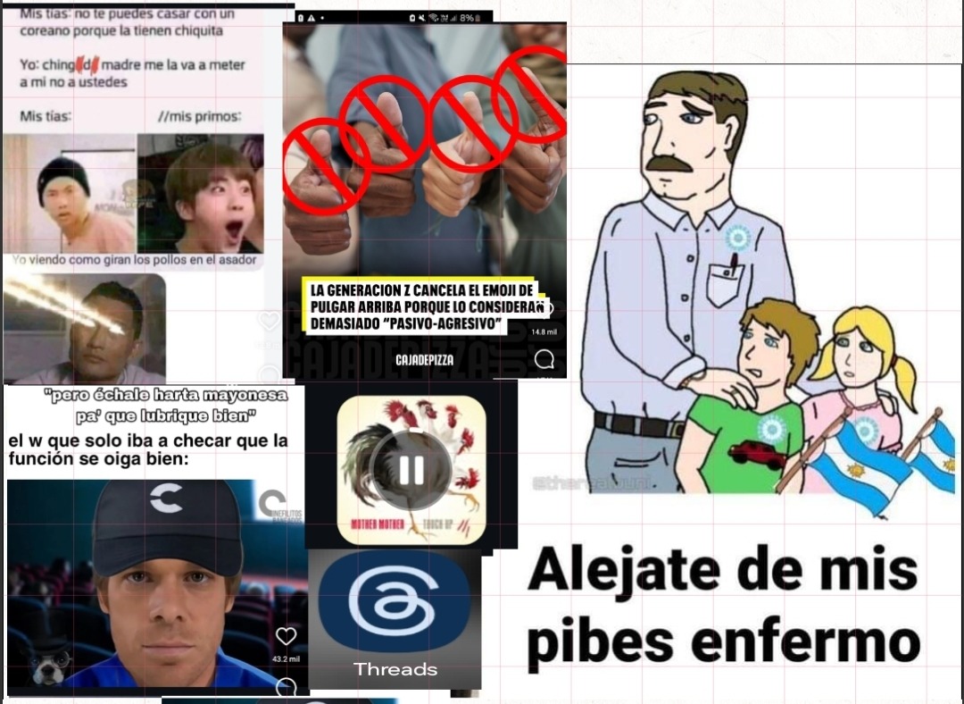 Alejate enfermo - meme