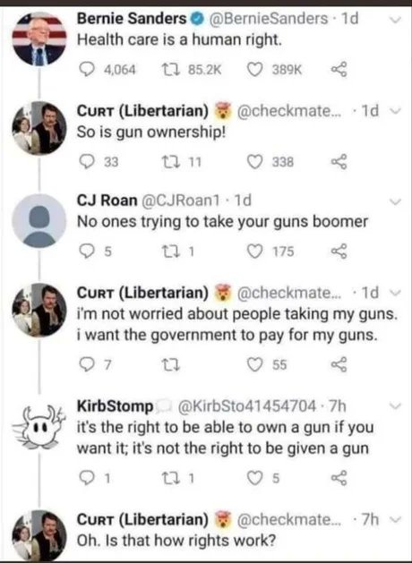 Pretty sure that's how rights work - meme