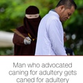 Indonesian man set the law and caught