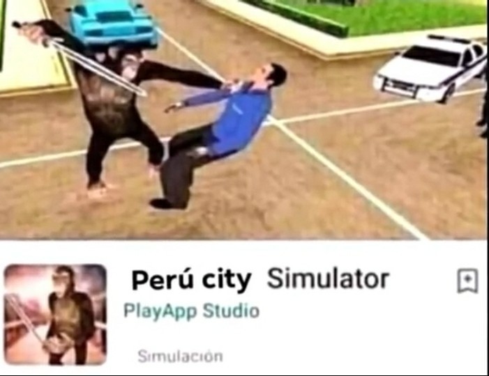 Simulador de peruano - meme