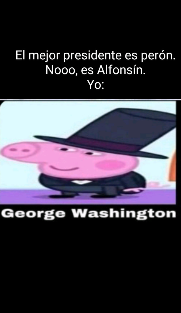 Grande el George Washington - meme