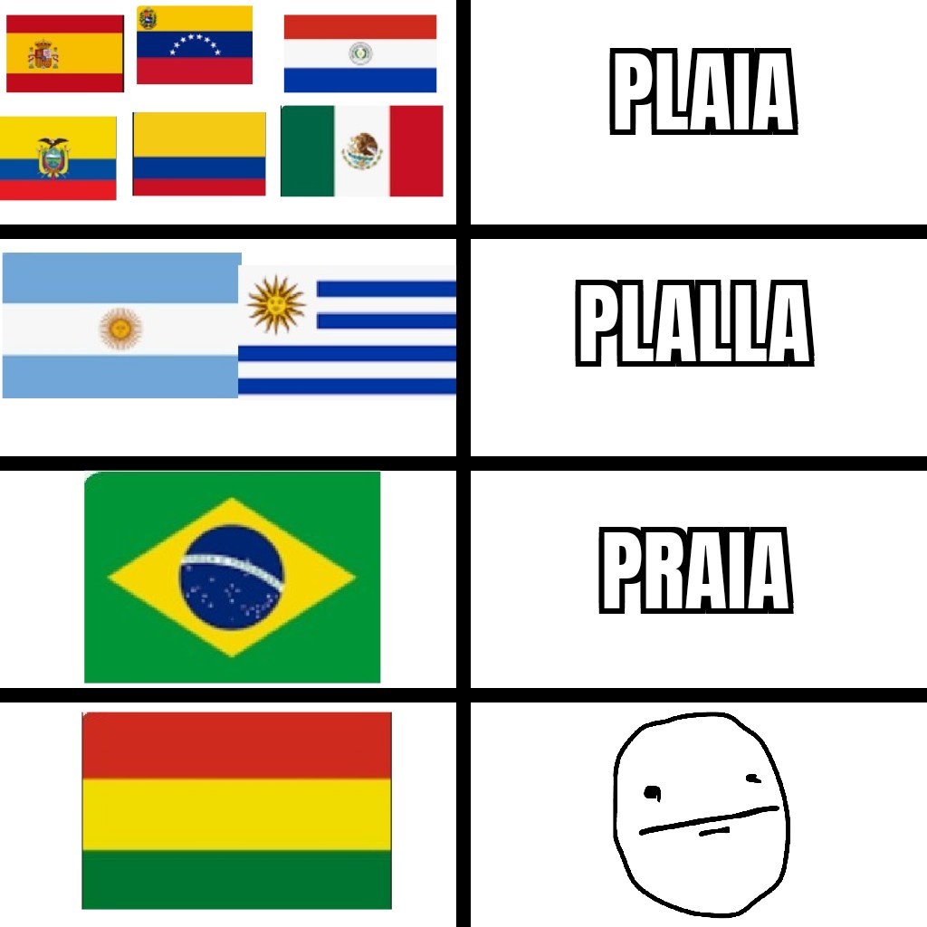 Poor Bolivia - meme