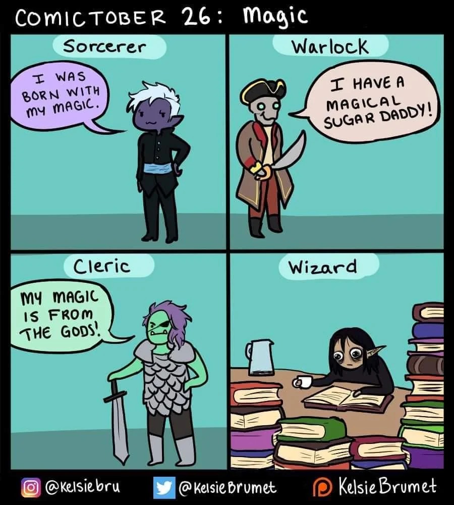 A wizard must study - meme