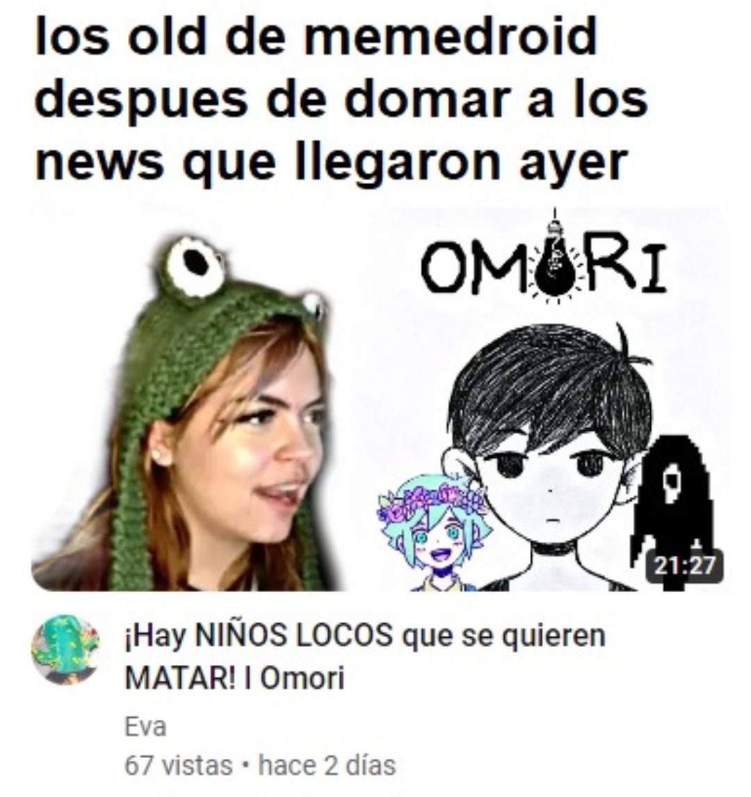 Omori describiendo a los 90% de los baiters en la sección de comentarios xdxdxe - meme