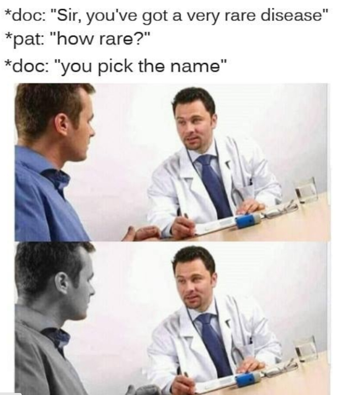 literally any name, and some dipshit picks "Influenza" - meme