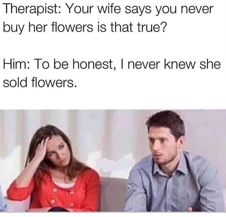 Flower seller - meme
