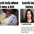 Hot lunch, hot lunch lady