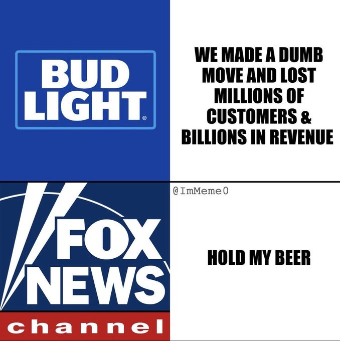 Fox News, the next one to lose millions of customers - meme