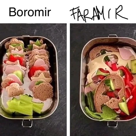 Boromir vs Faramir - meme