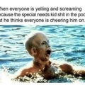 title shit in the pool