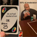 moderation :D