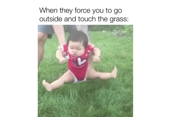 Gamers can finally touch grass : r/memes