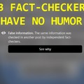 FascistBook "fact"-checkers hate humor