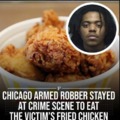Chicago armed robber stayed at crime scene