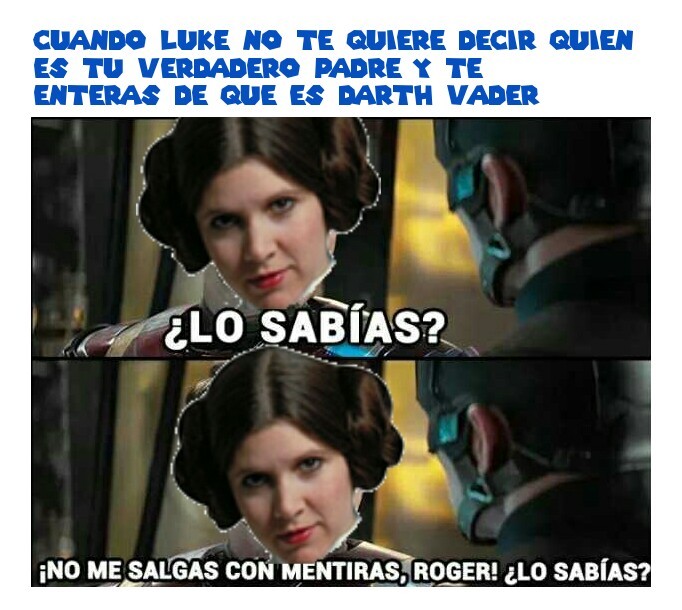 La princesa Leia... - meme