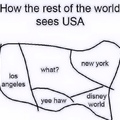 Como o resto do mundo vê os EUA.
