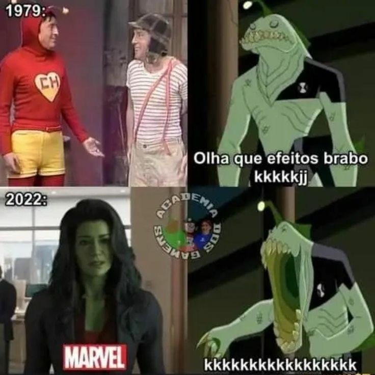 Chaves>>>>>>hulk mulher - meme
