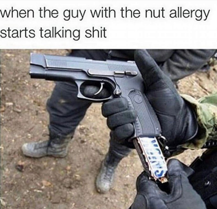 dongs in nut allergen bullies - meme