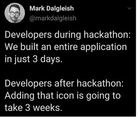 Hackathon meme