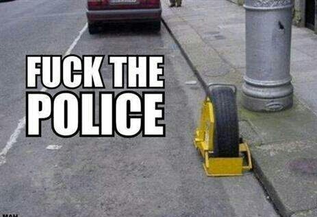 Fuck the police - meme