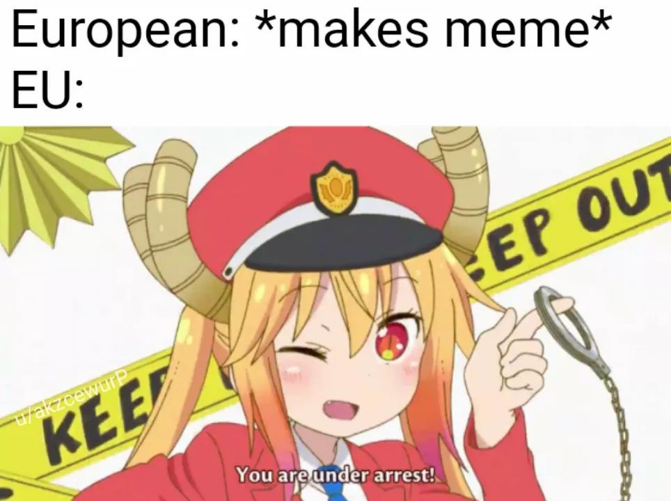 I doubt any European actually cares. They probably wont even enforce anything.( ͡° ͜ʖ ͡°)™ - meme