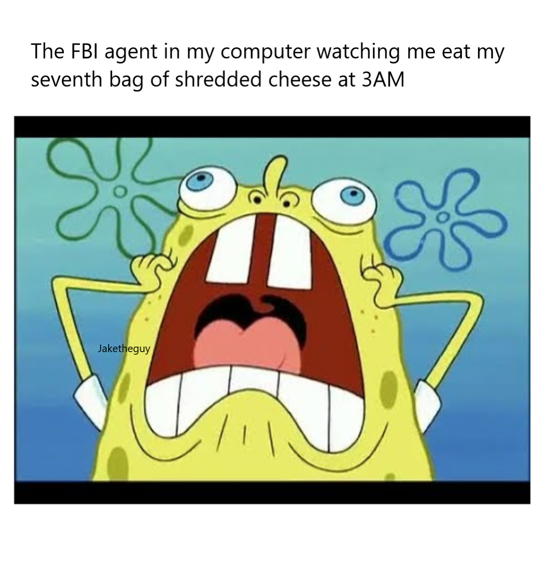 Poor FBI man - meme