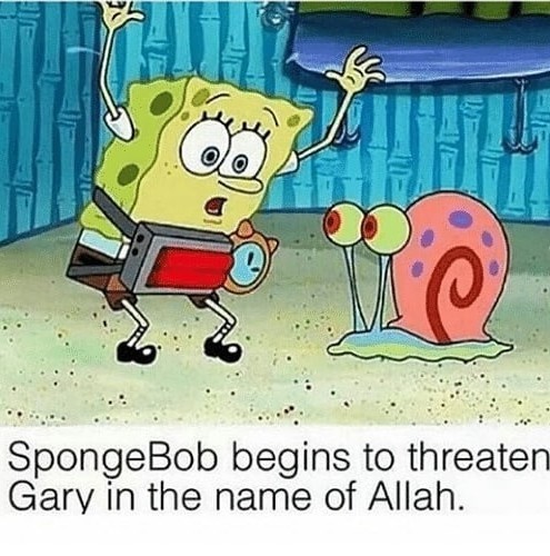 Ele esqueceu de colocar a bomba no Gary - meme