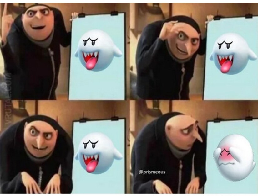 Gru Meme Template