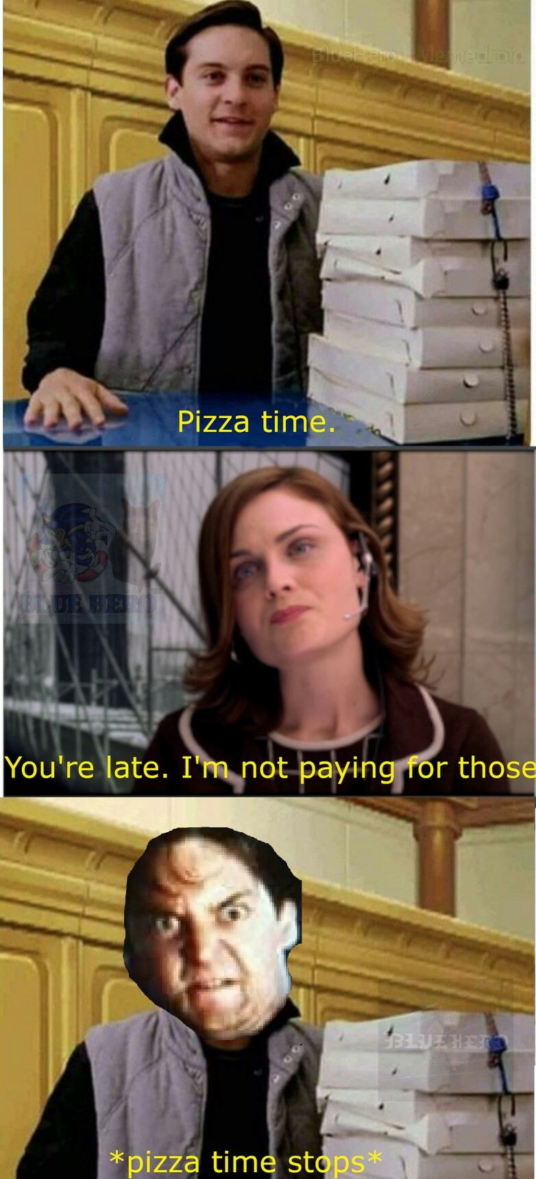 No pizza for you then bitch - meme