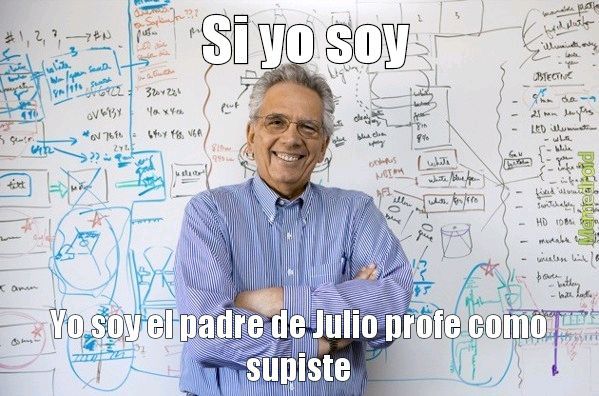 Julio profe - meme
