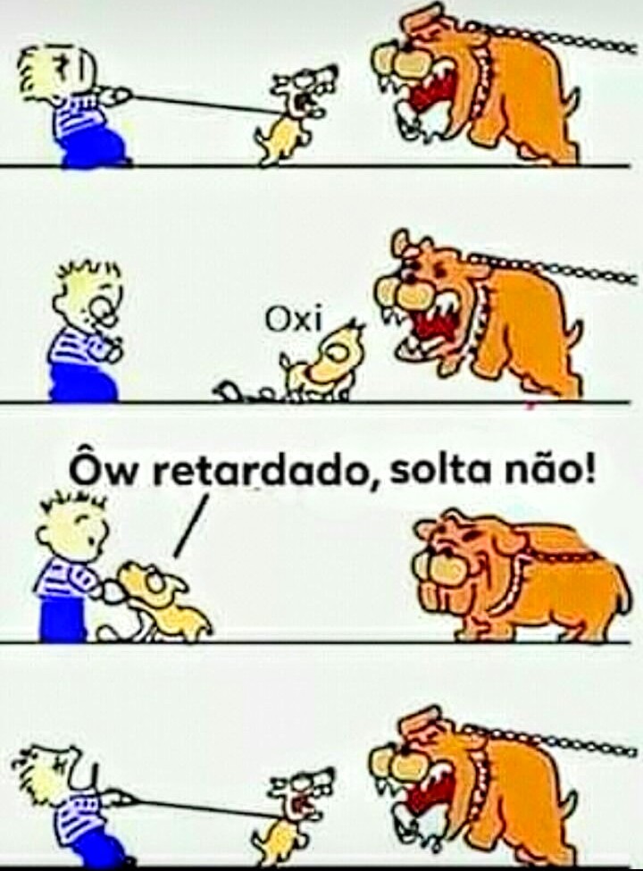 Larga não - meme