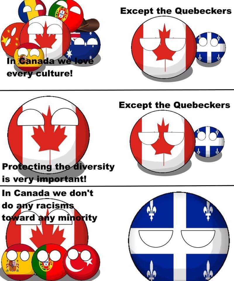 Except the Quebecker - meme