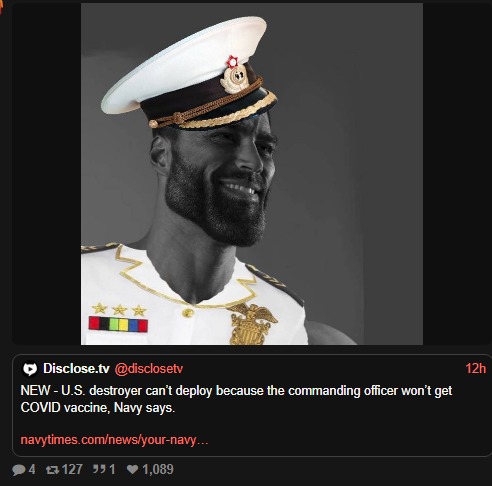 All hail Admiral Gigachad! - meme