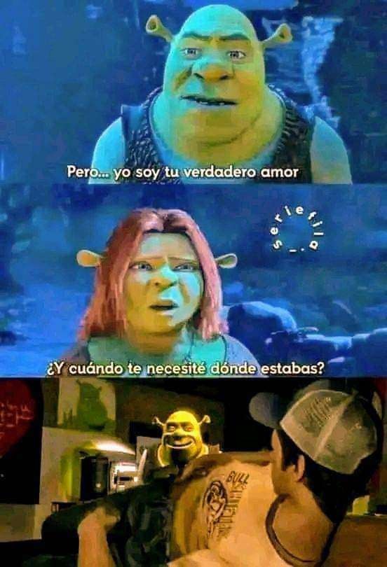Shrek is love, shrek is live - meme