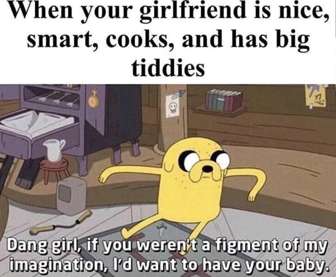 When your dream girl exists only in your imagination - meme