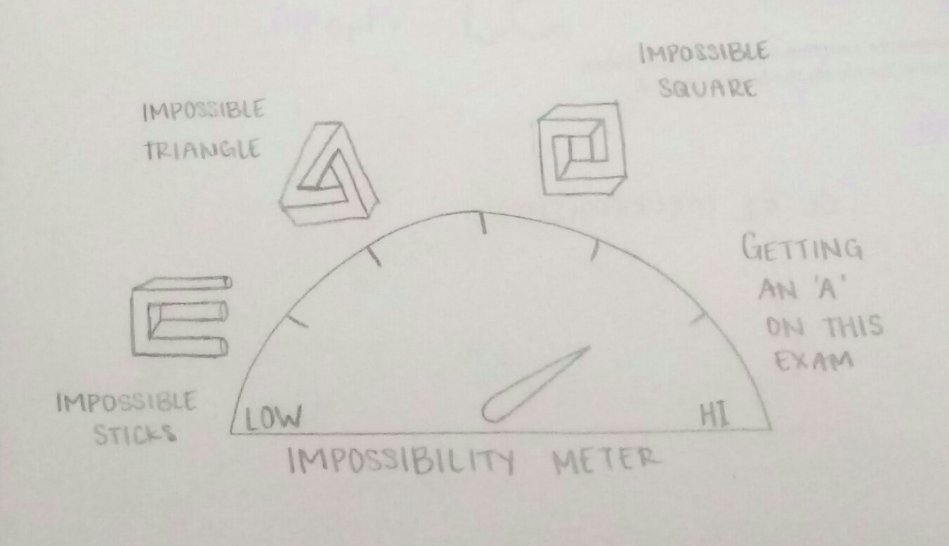 My sister drew this on her test - meme