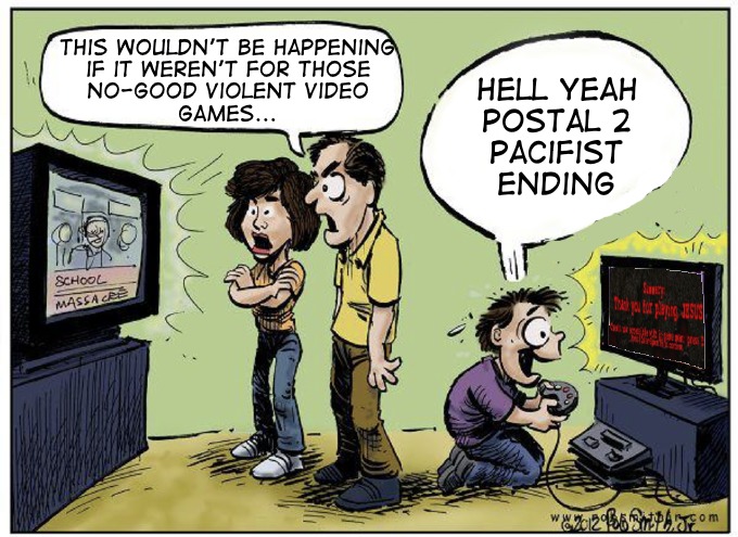 Memes That Make Fun Of 'Video Games Cause Violence' 